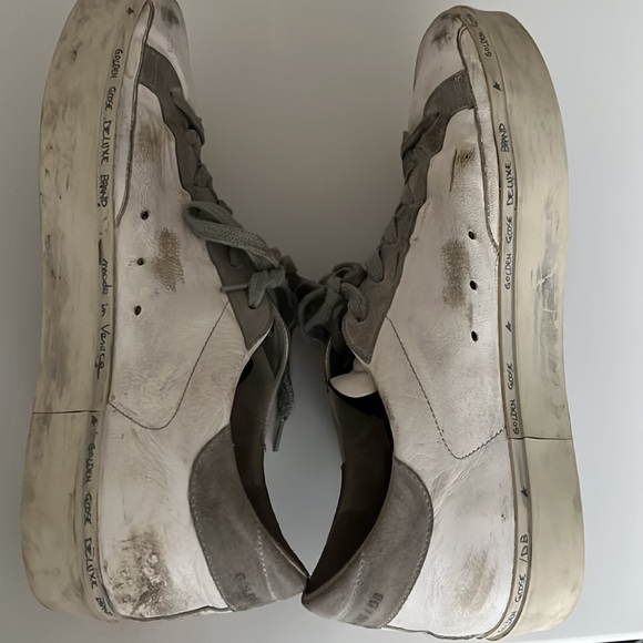 Golden Goose Hi Star 41 grey suede and white leather - Picture 6 of 7